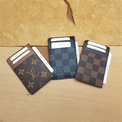 lv card holder men